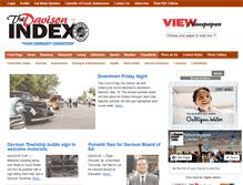 Tablet Screenshot of davisonindex.viewnewspapers.net