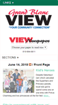 Mobile Screenshot of grandblancview.viewnewspapers.net
